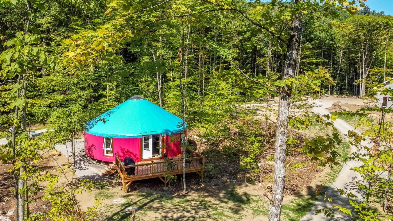 Yourtes Glamping Du Poisson Blanc Notre-Dame-du-Laus Luaran gambar